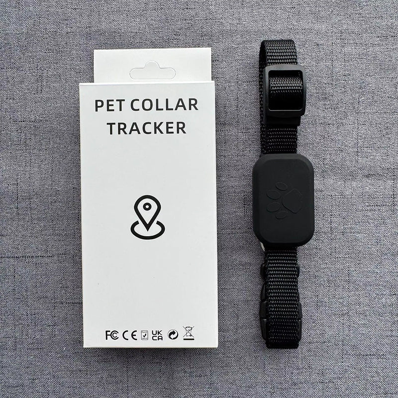 Black PawPin collar tracker